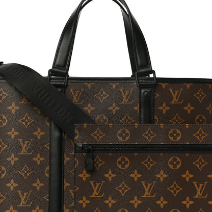 Louis Vuitton Monogram Macassar Weekend Tote PM 7 of 10