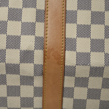Louis Vuitton Damier Azur Keepall Bandouliere 55 16 of 22
