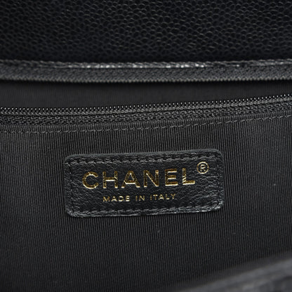Chanel Caviar Quilted Flap Tote Black 6 of 7