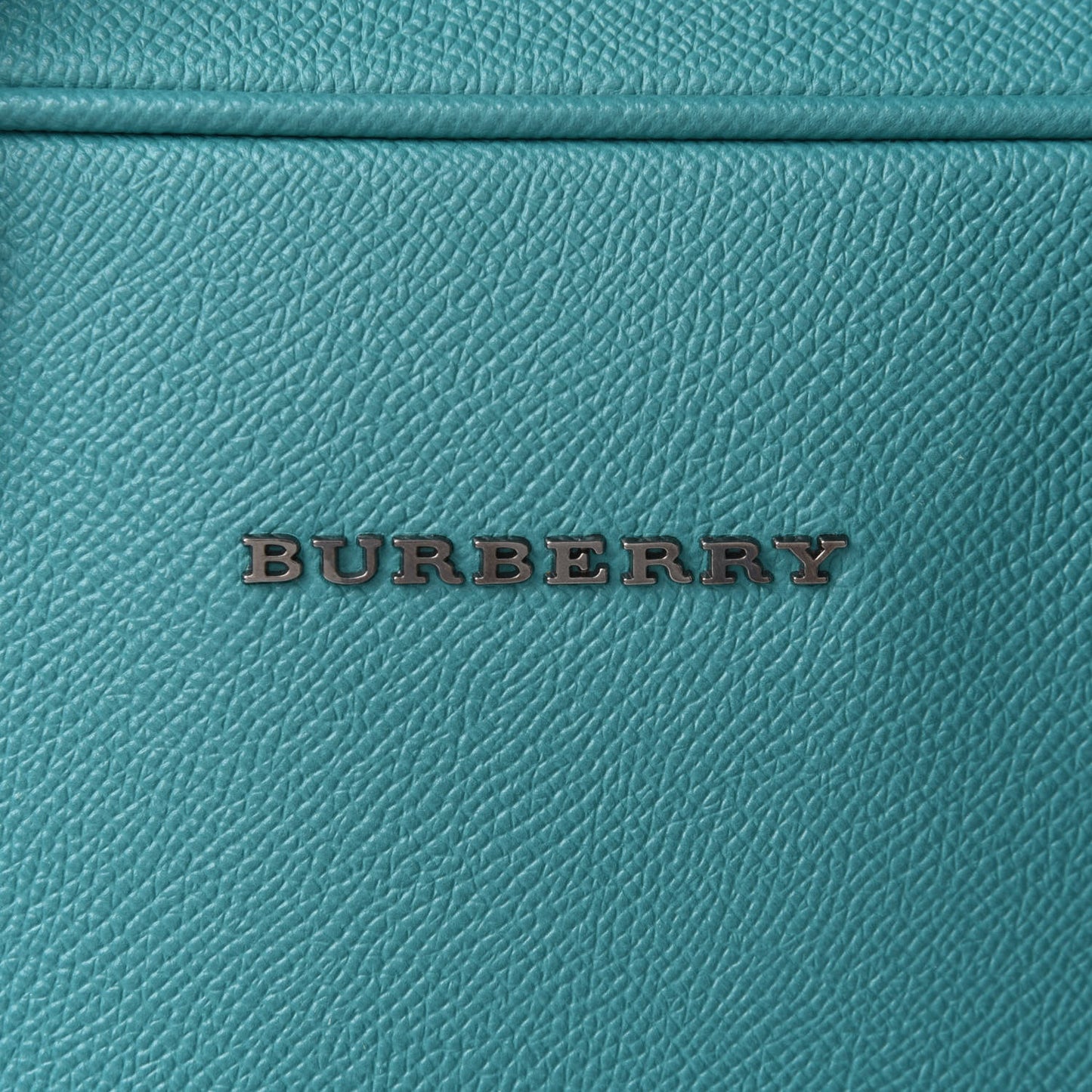 Textured Calfskin Small Newberg Briefcase Opal Green