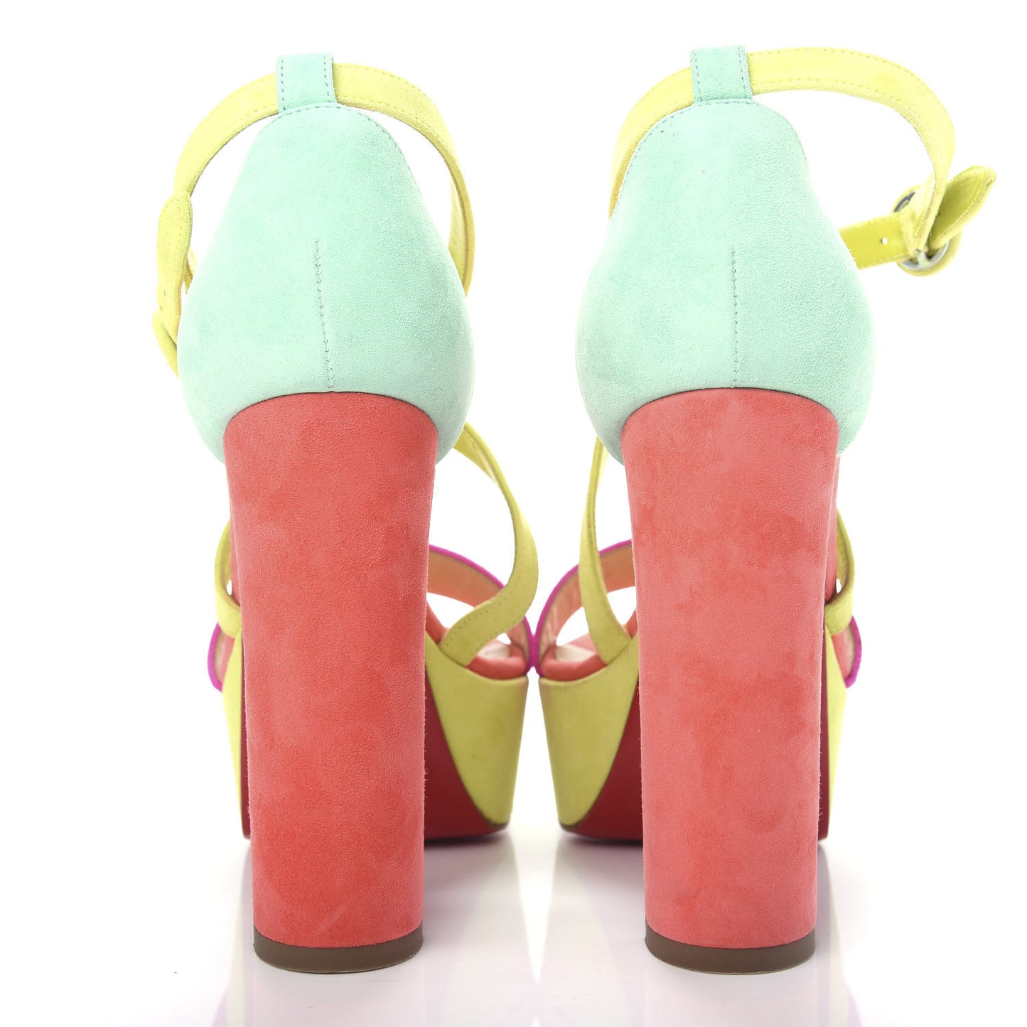 Veau Velours Loubi Bee Alta 130 Sandals 35 Multicolor