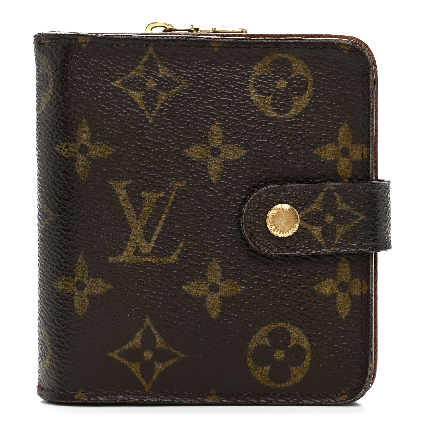 Louis Vuitton Monogram Compact Zippe Zipped Wallet 1 of 9