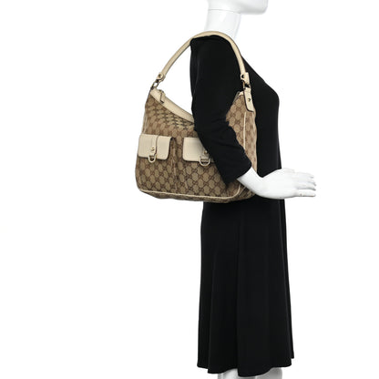 Gucci Monogram Pocket Hobo Off White 2 of 18