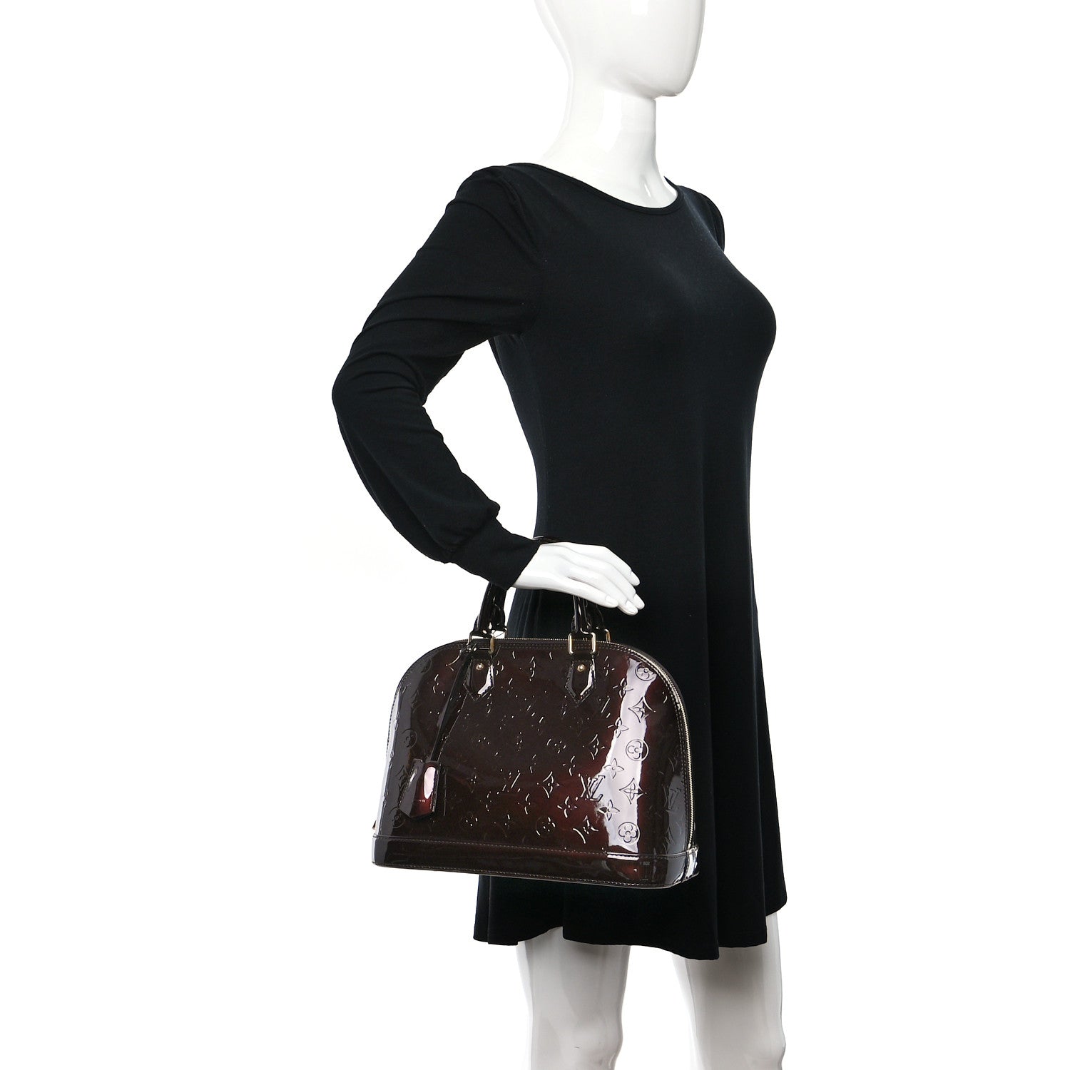 Louis Vuitton Vernis Alma PM Amarante 2 of 8