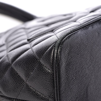 Chanel Caviar Quilted Medallion Tote Black 11 of 15