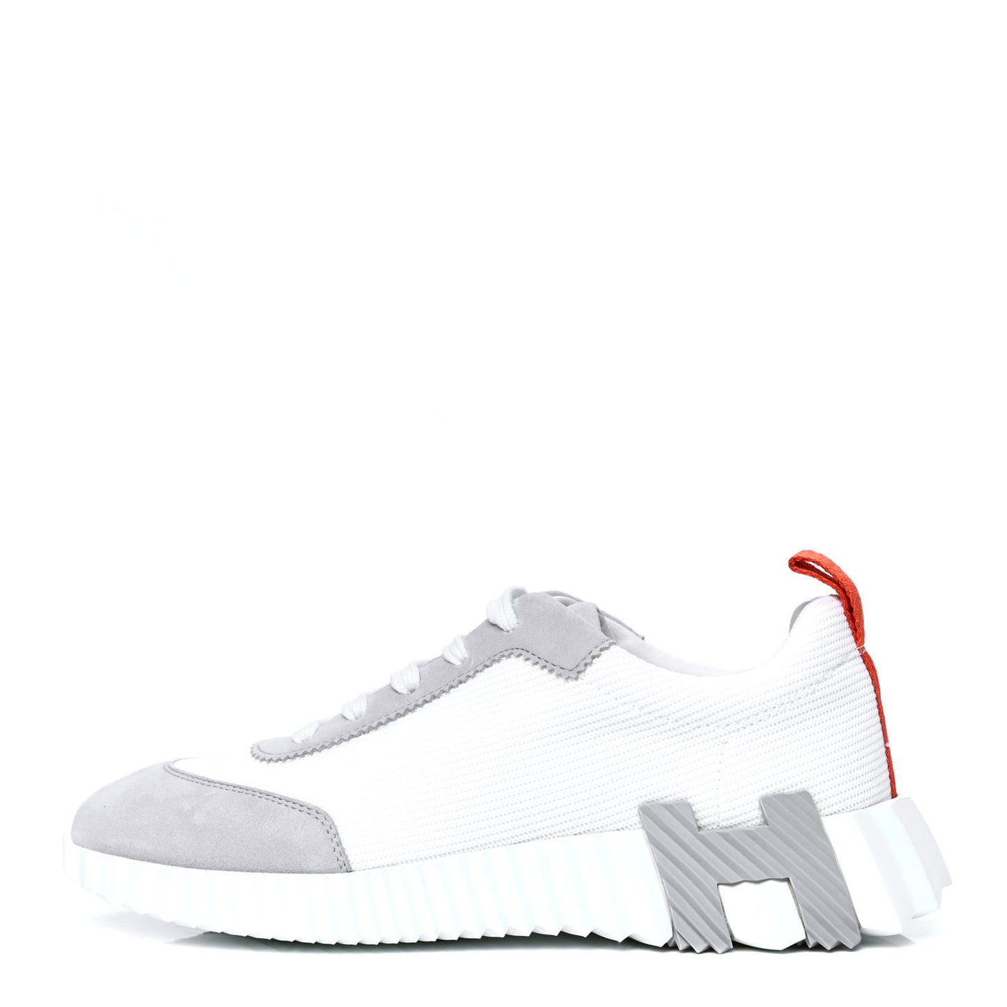 Technical Canvas Suede Bouncing Sneakers 37 White Multicolor