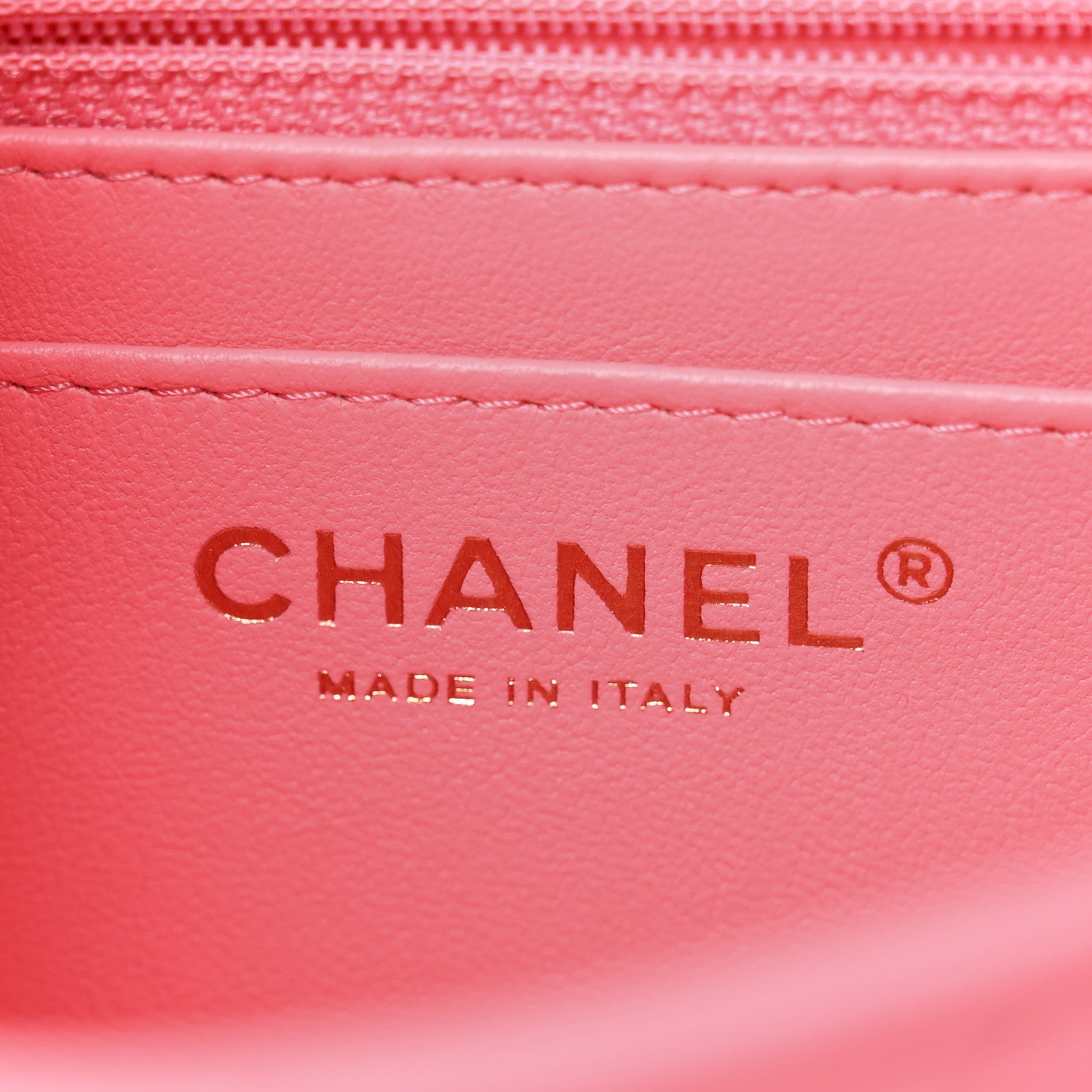 Chanel Lambskin Quilted Mini Rectangular Flap Pink 6 of 11