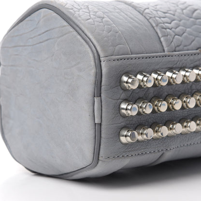 Alexander Wang Pebbled Lambskin Mini Rockie Carbon Rodhium Hardware 6 of 12