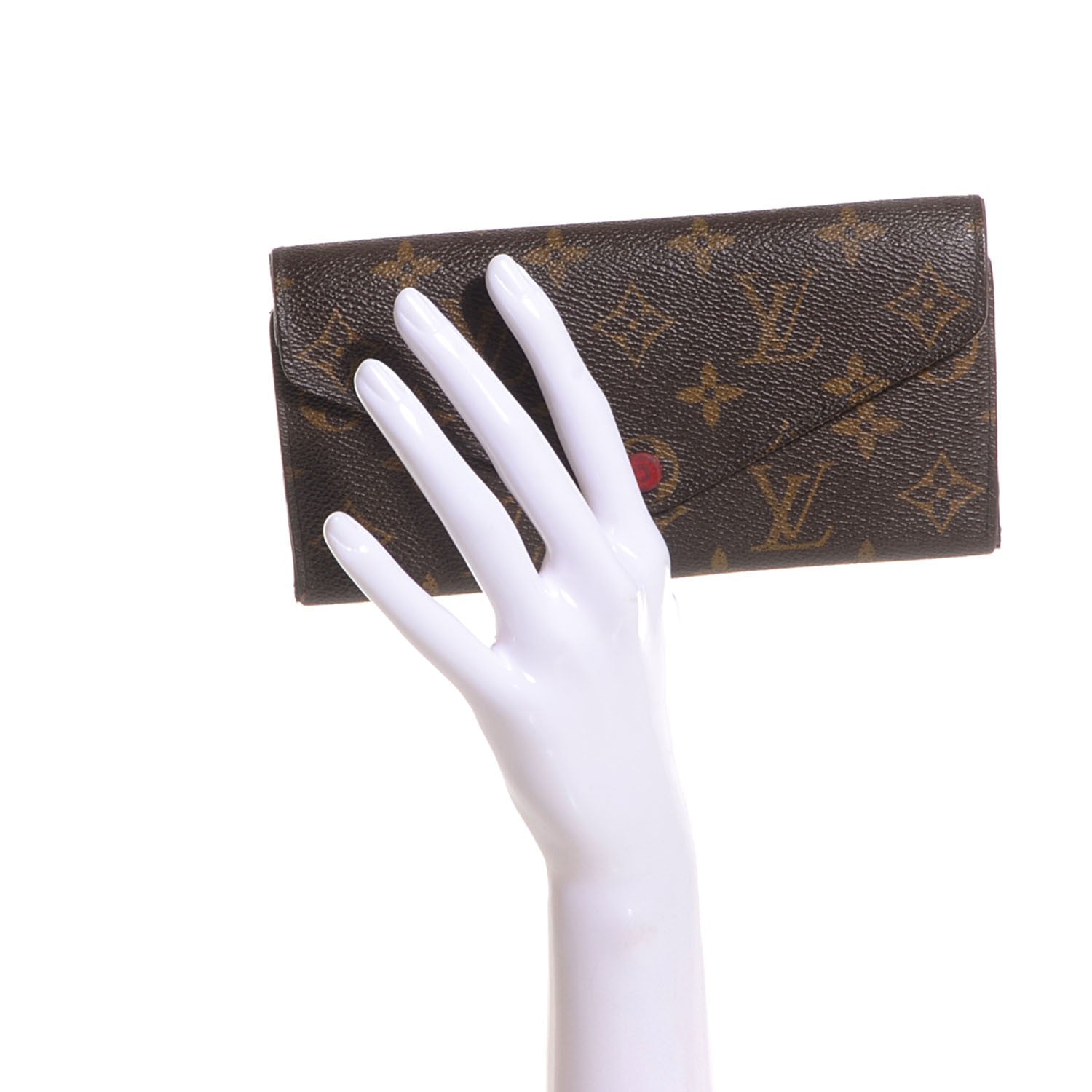 Louis Vuitton Monogram Josephine Wallet Red 4 of 8