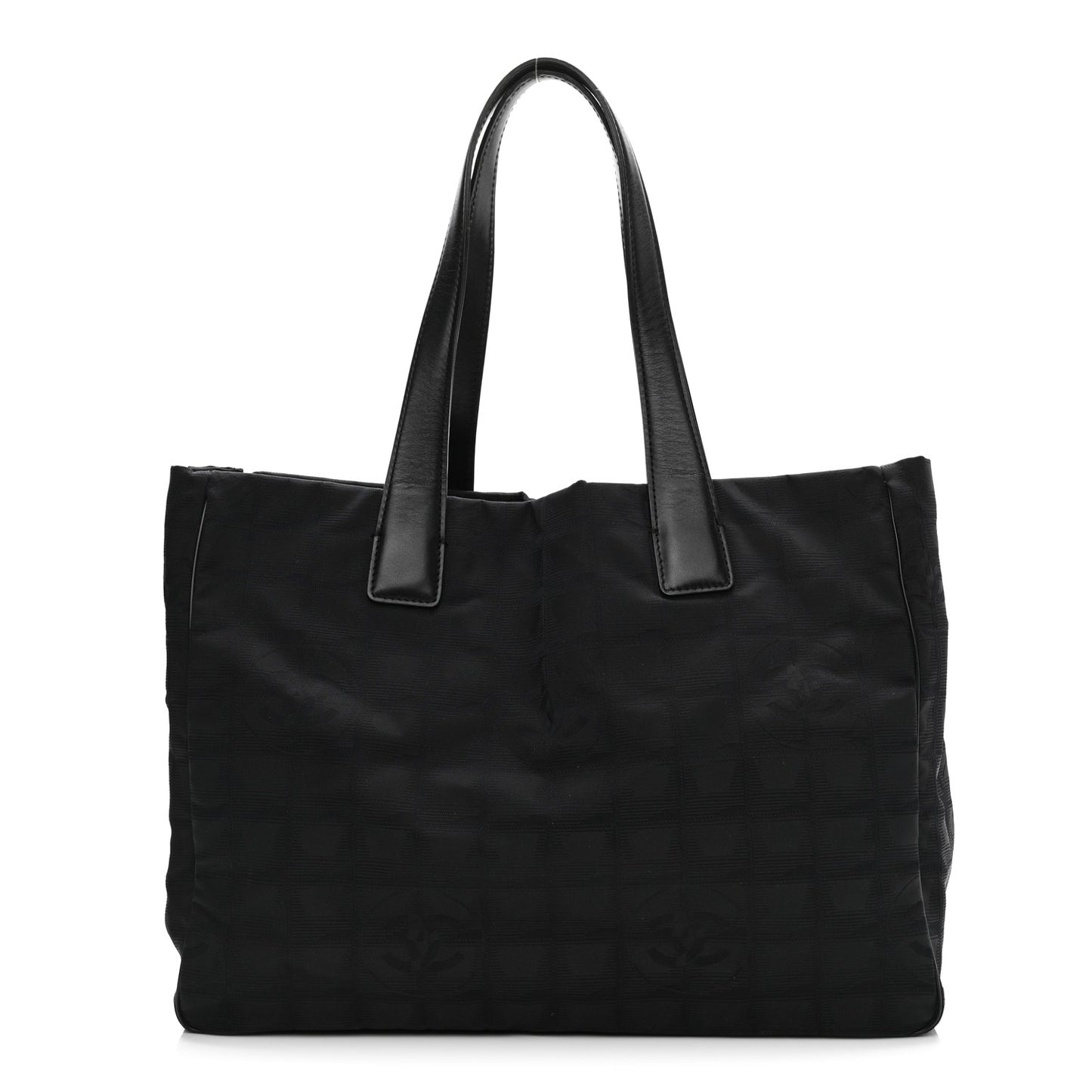 Nylon Medium Travel Tote Black