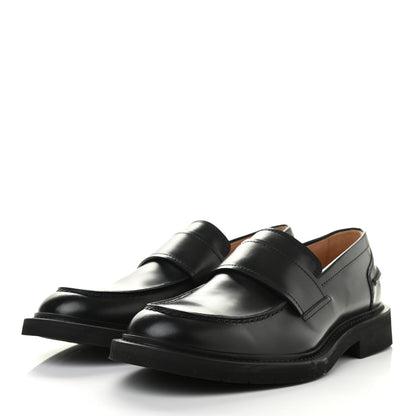 Bottega Veneta Brushed Calfskin Mens Loafers 43 Black 3 of 9