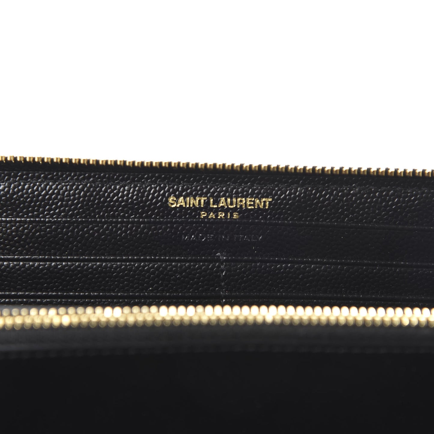 Grain De Poudre Matelasse Chevron Monogram Zip Around Wallet Black