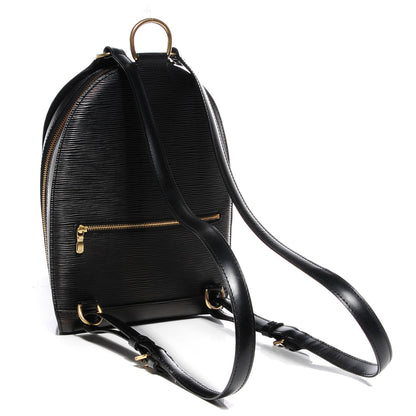 Louis Vuitton Epi Mabillon Backpack Black 3 of 7