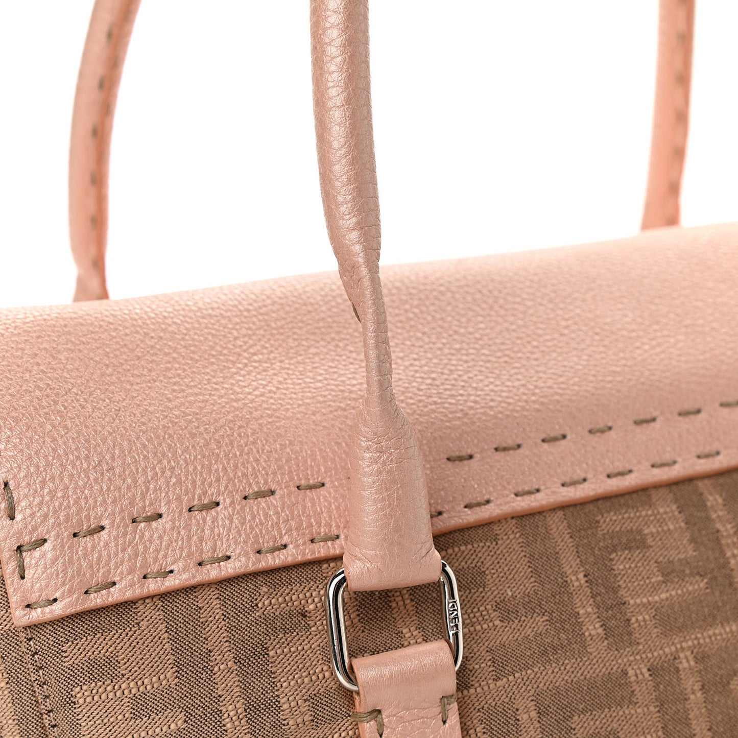 Zucca Cuoio Shoulder Bag Cipria