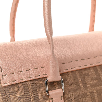 Fendi Zucca Cuoio Shoulder Bag Cipria 15 of 15