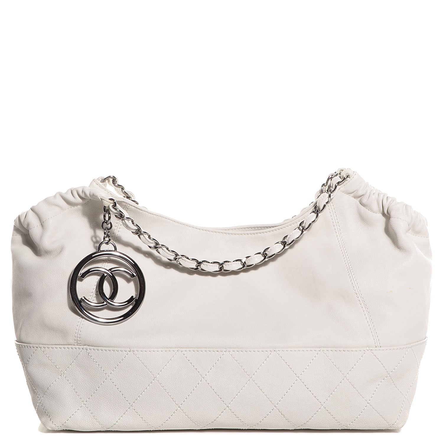 Chanel Calfskin Baby Coco Cabas White 1 of 7