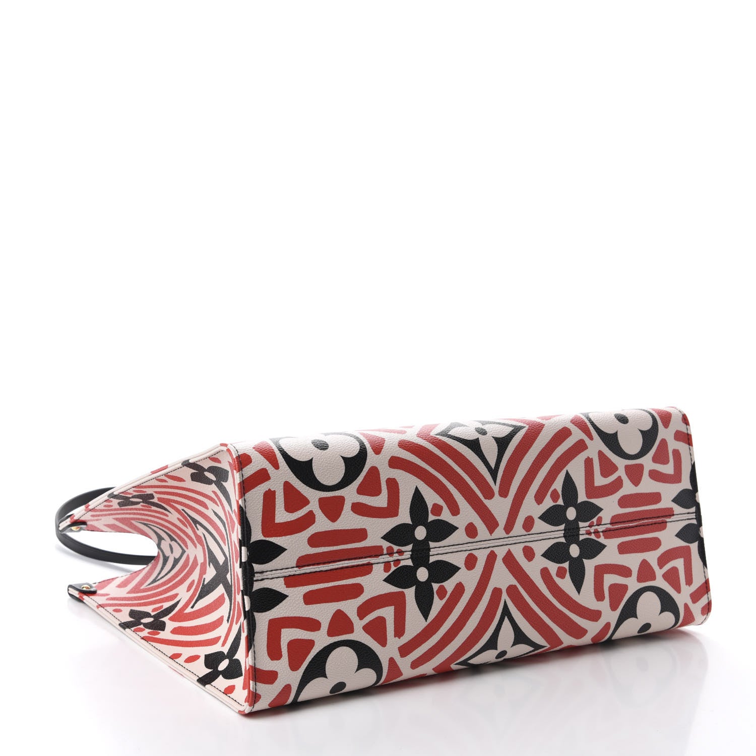 Louis Vuitton Monogram Giant Crafty Onthego GM Creme Rouge Black 4 of 10