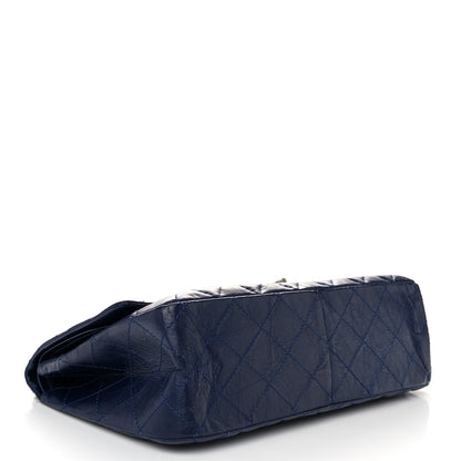 Chanel Aged Calfskin Quilted 2.55 Reissue 227 Flap Dark Blue 4 of 10