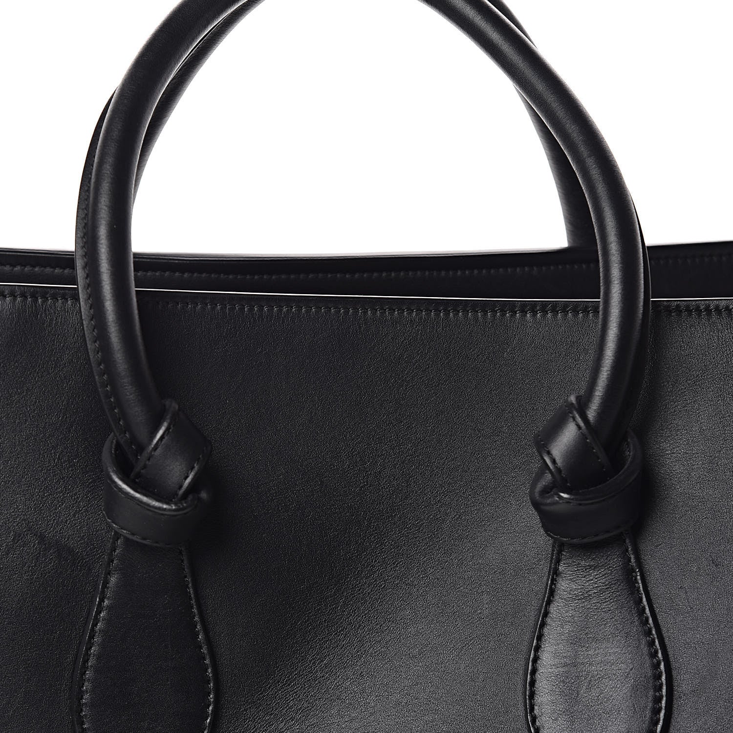 Celine Smooth Calfskin Medium Tie Knot Tote Black 11 of 18