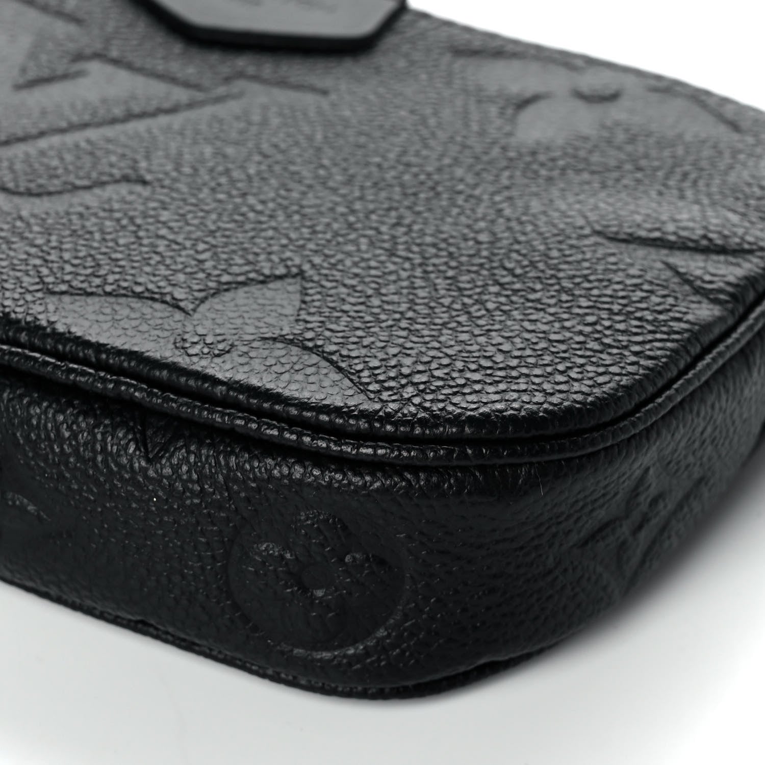 Louis Vuitton Empreinte Monogram Giant Multi Pochette Accessories Mini Pochette Black 9 of 10