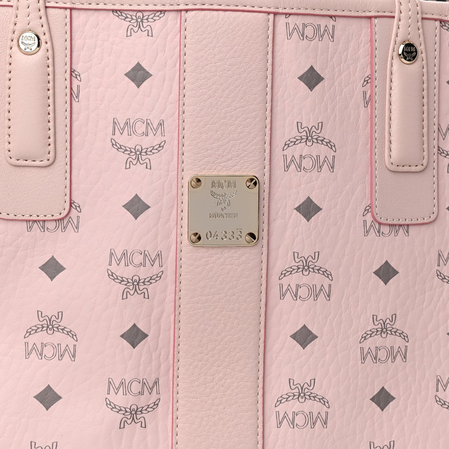 Visetos Medium Liz Reversible Shopper Tote Powder Pink