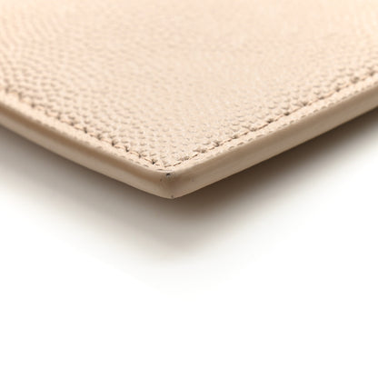 Saint Laurent Grain De Poudre Uptown Pouch Dark Beige 8 of 10