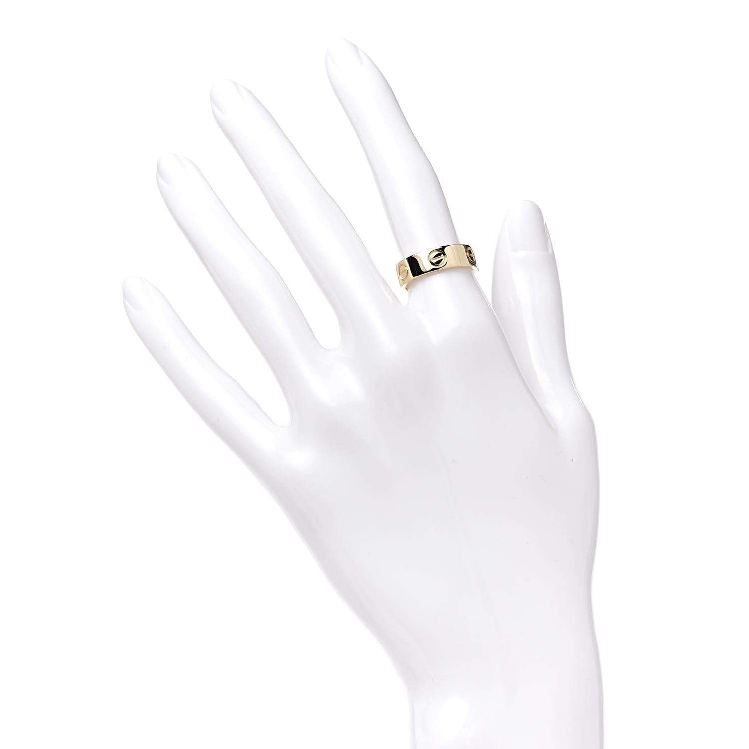 Cartier 18K Yellow Gold 5.5mm LOVE Ring 51 5.75 2 of 5