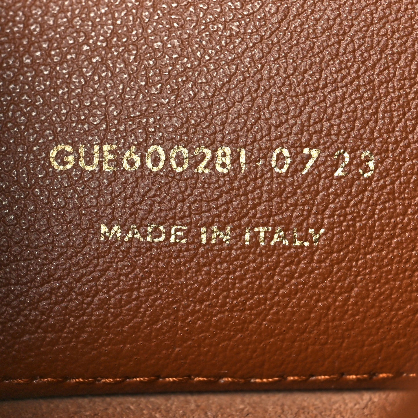 Calfskin Large Shopping Tote Dark Tan