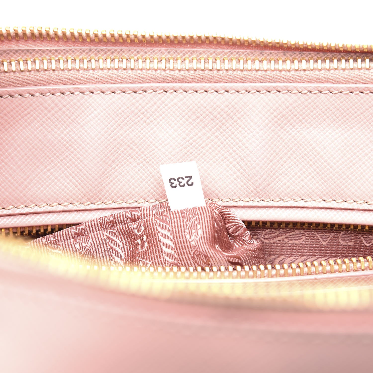 Prada Saffiano Small Galleria Double Zip Tote Orchidea 8 of 11