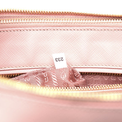 Prada Saffiano Small Galleria Double Zip Tote Orchidea 8 of 11