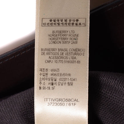 Burberry Haymarket Check Medium Golderton Tote Chocolate 11 of 11