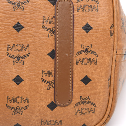 MCM Visetos Large Liz Reversible Shopper Tote Cognac 13 of 19