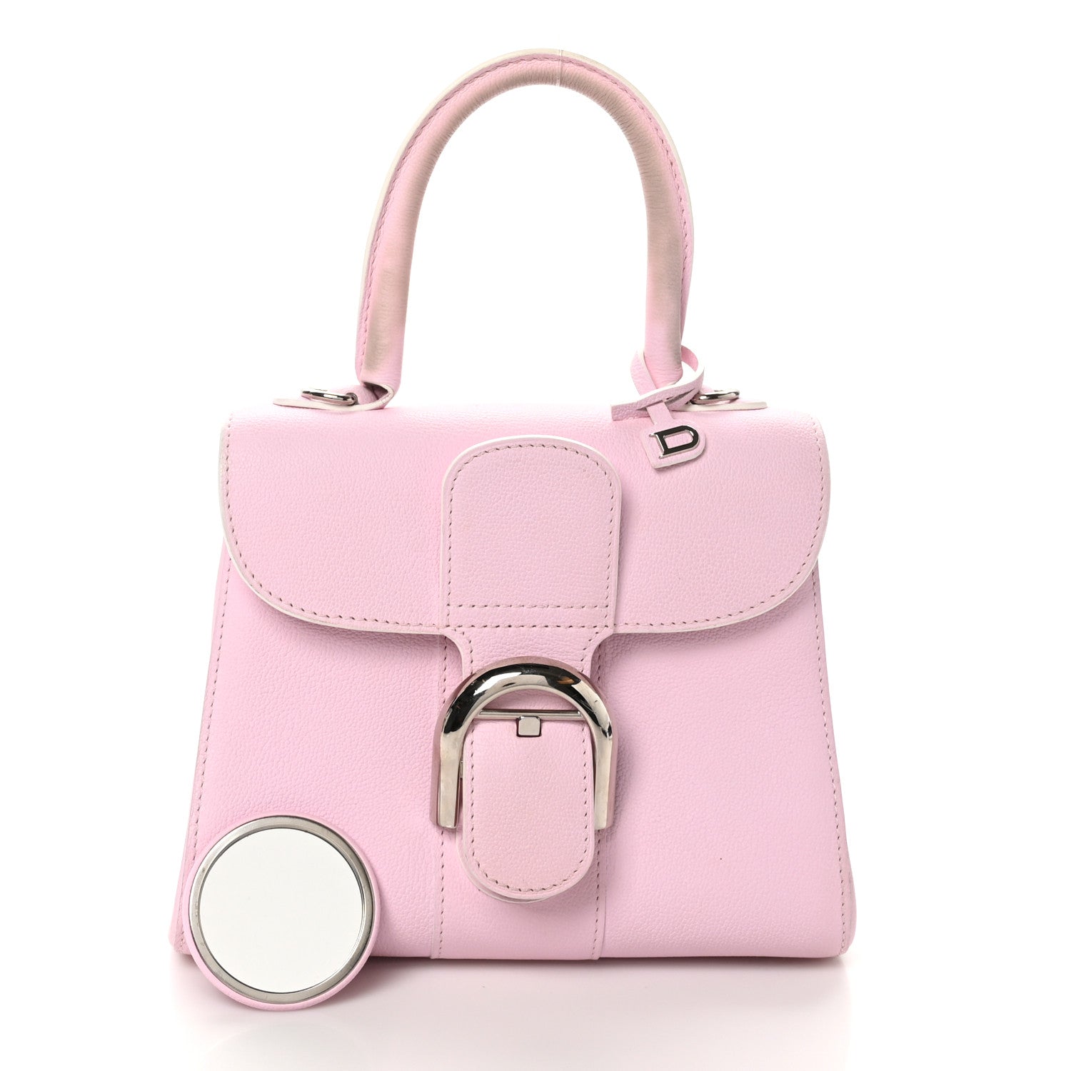 Delvaux Grained Calfskin Mini Brillant Satchel Nakuru 3 of 12
