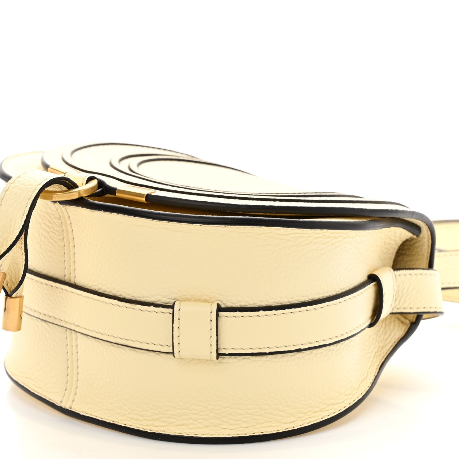 Chloe Calfskin Mini Marcie Round Crossbody Bag Sunlight 9 of 9
