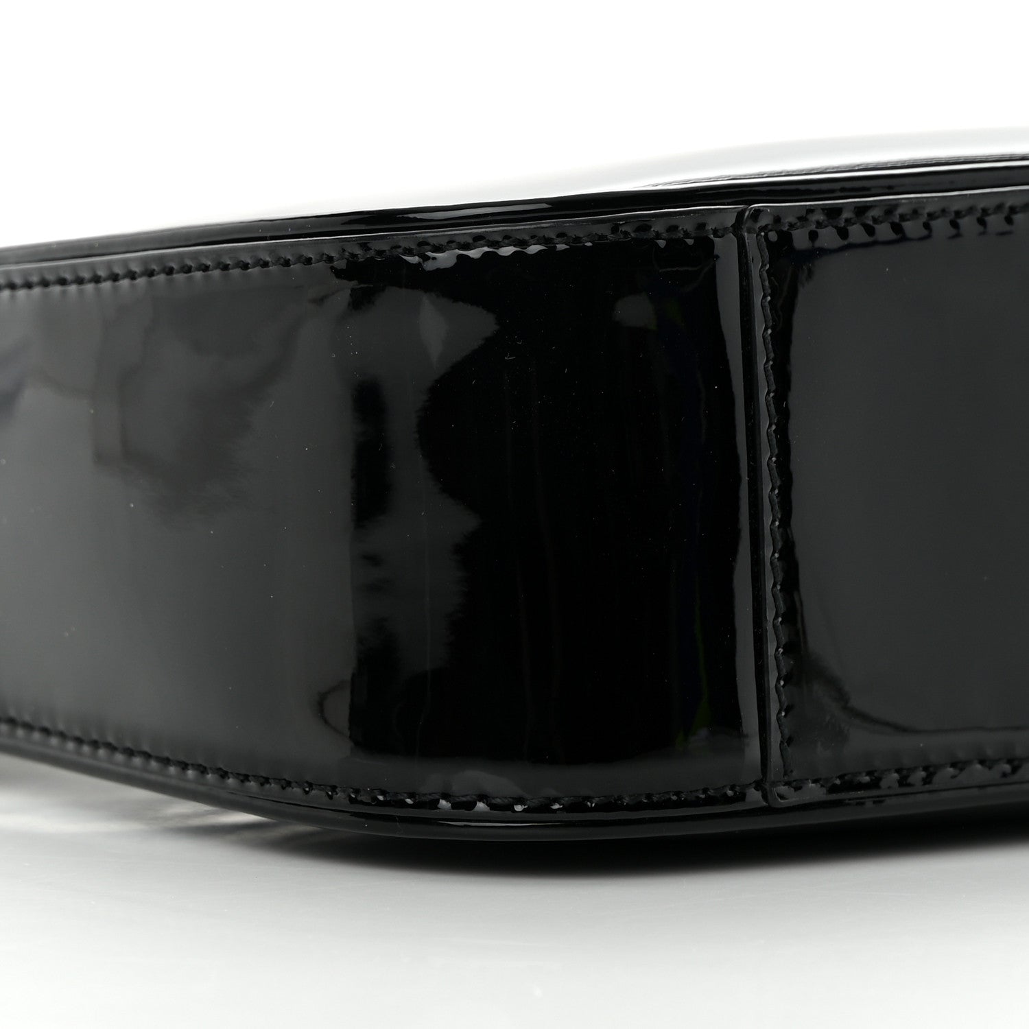 Saint Laurent Patent Le 5 A 7 Hobo Black 9 of 13