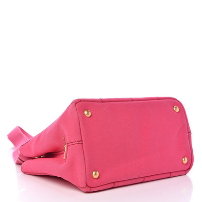 Prada Canapa Small Logo Tote Peonia 4 of 13