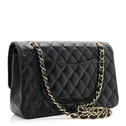 Chanel Caviar Quilted Medium Double Flap Black 3 of 10