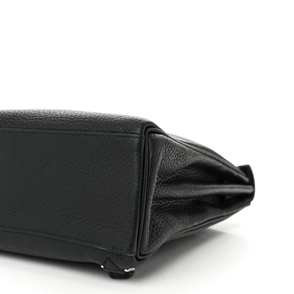 Hermes Taurillon Clemence Kelly Ado Backpack Black 10 of 10