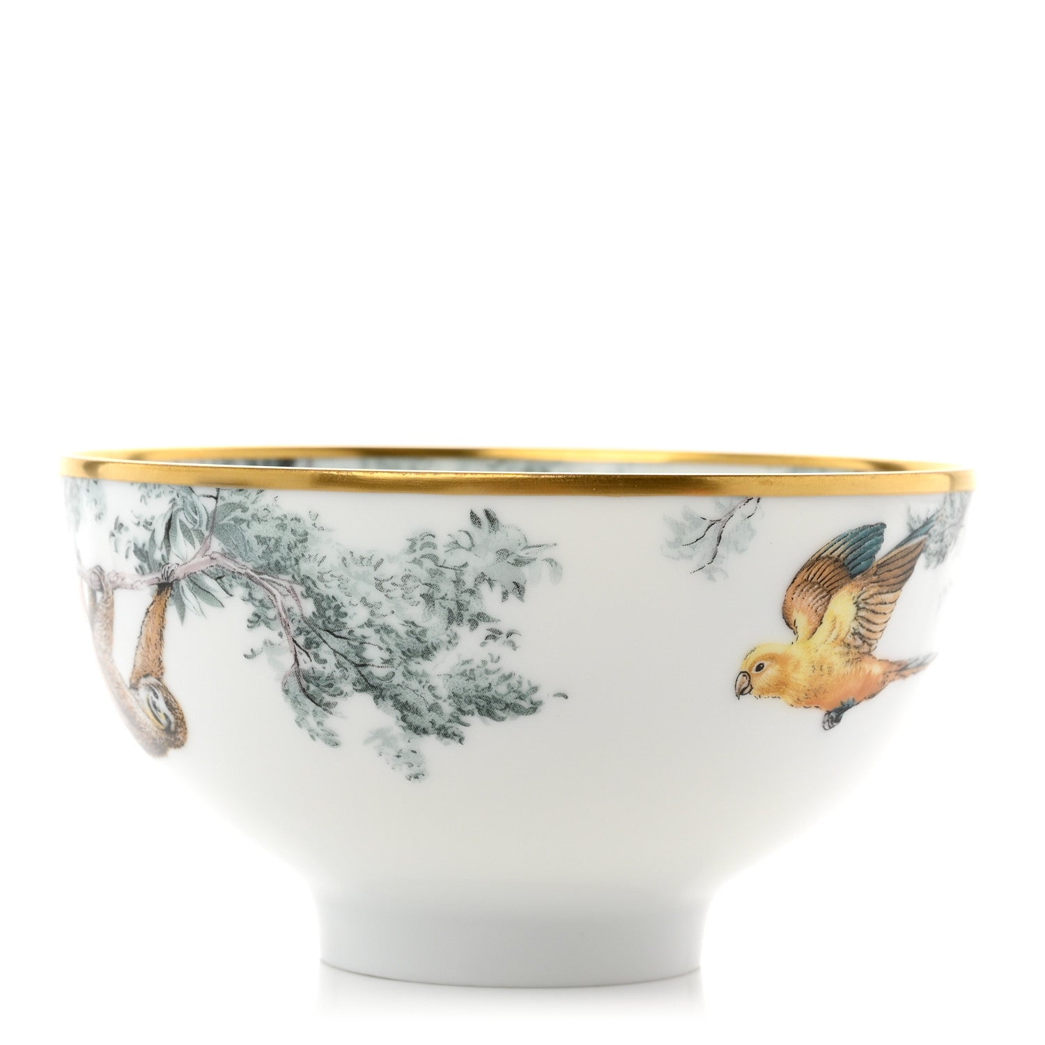 Hermes Porcelain Medium Carnets d'Equateur Bowl 1 of 8