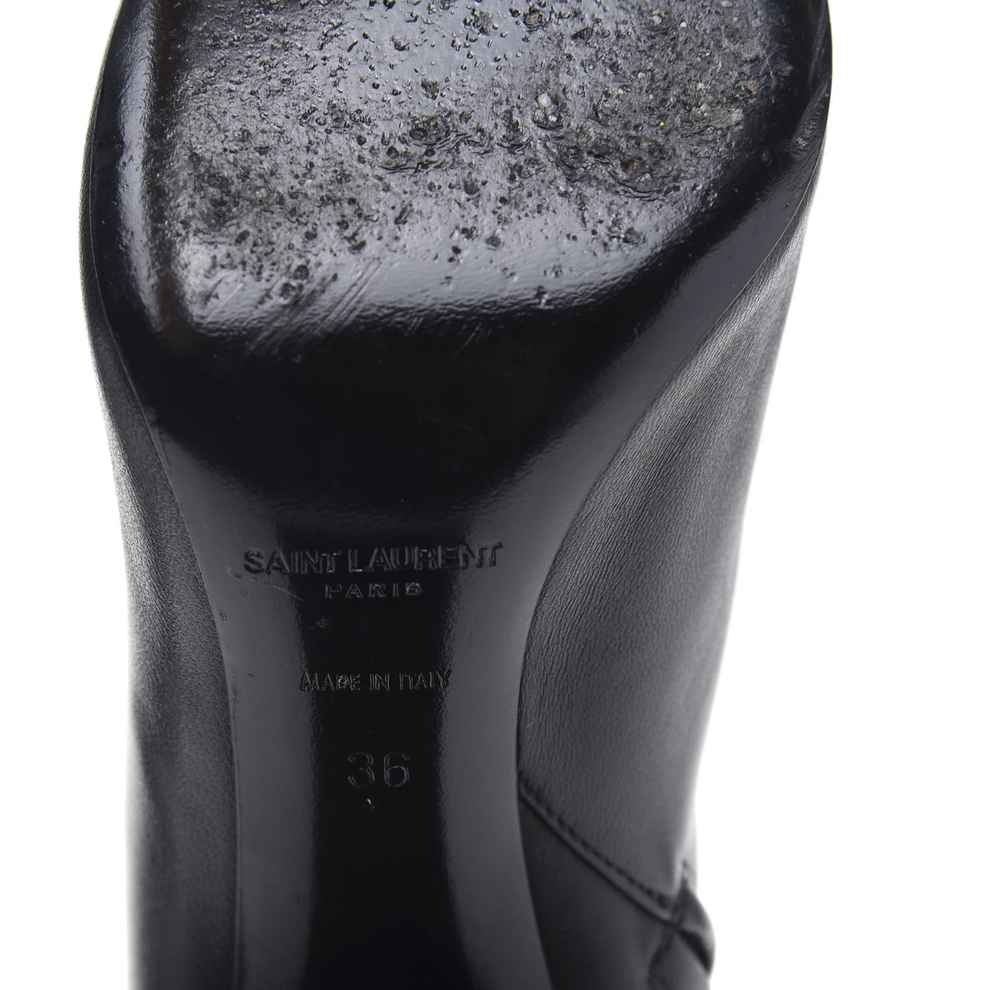 Nappa Vendome Loulou Ankle Zip Boot 36 Black