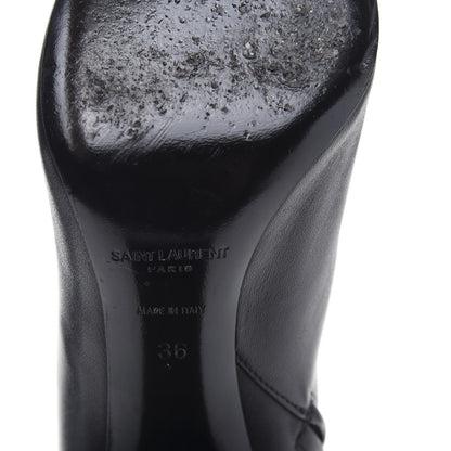Saint Laurent Nappa Vendome Loulou Ankle Zip Boot 36 Black 7 of 8