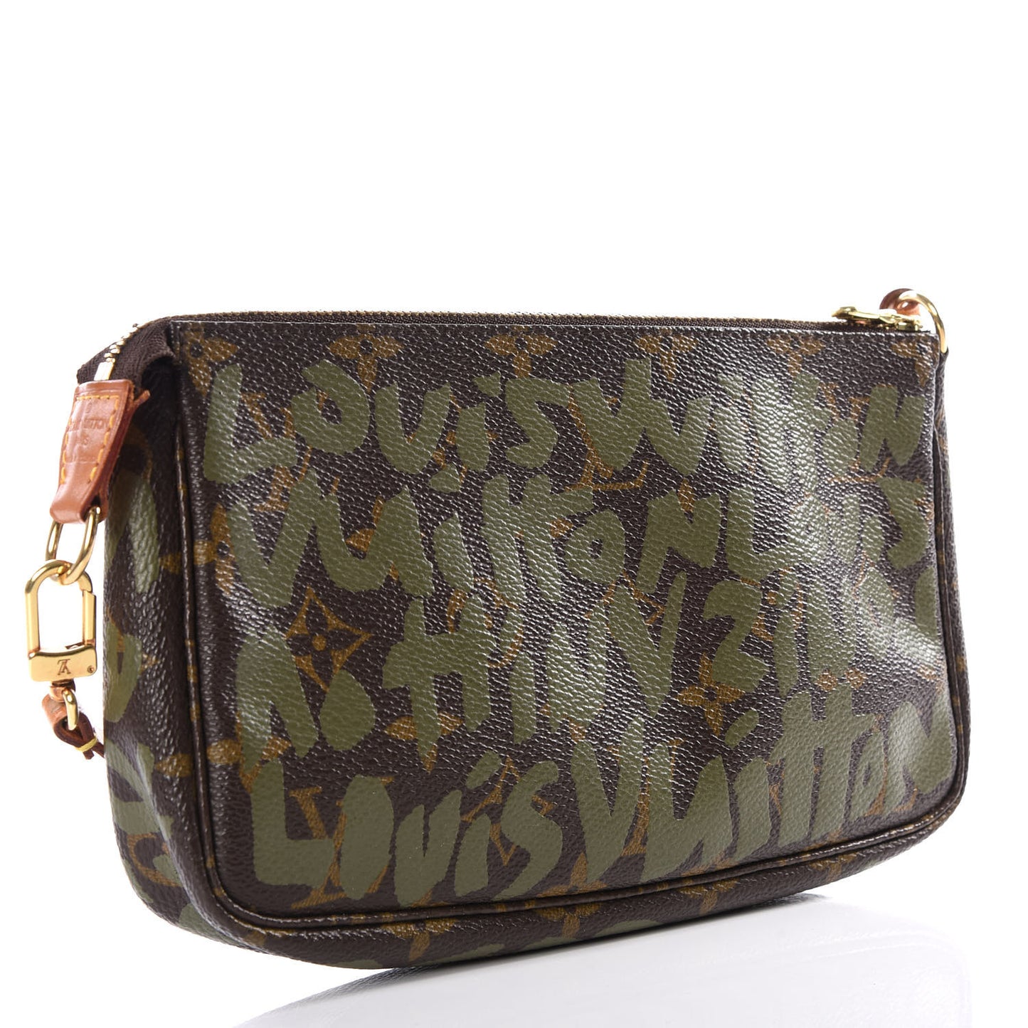 Monogram Graffiti Pochette Accessories Kaki