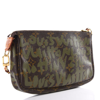 Louis Vuitton Monogram Graffiti Pochette Accessories Kaki 2 of 8