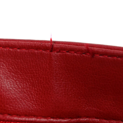Chanel Lambskin Quilted Single Flap Red 11 of 11