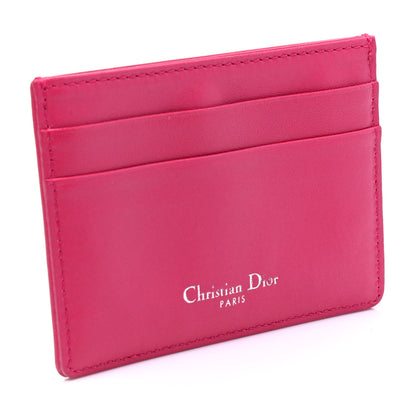 Christian Dior Calfskin Cannage Diorama Card Holder Fuchsia 3 of 5