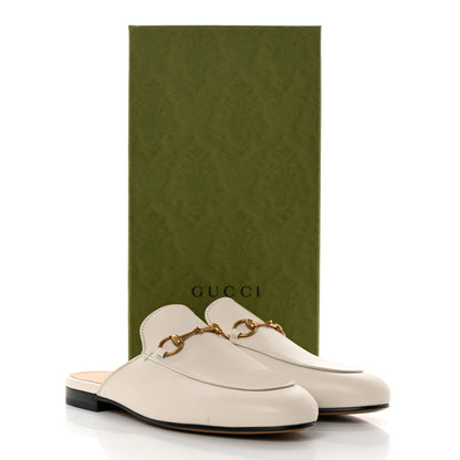 Gucci Malaga Kid Womens Princetown Slippers 38 Mystic White 9 of 9