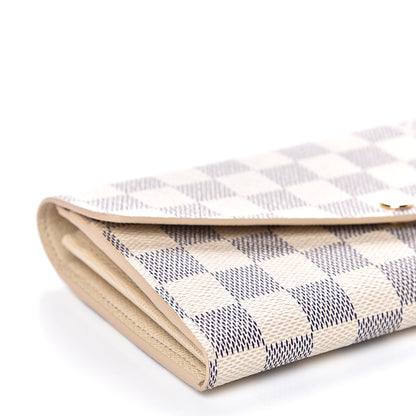 Louis Vuitton Damier Azur Sarah Wallet NM 7 of 8