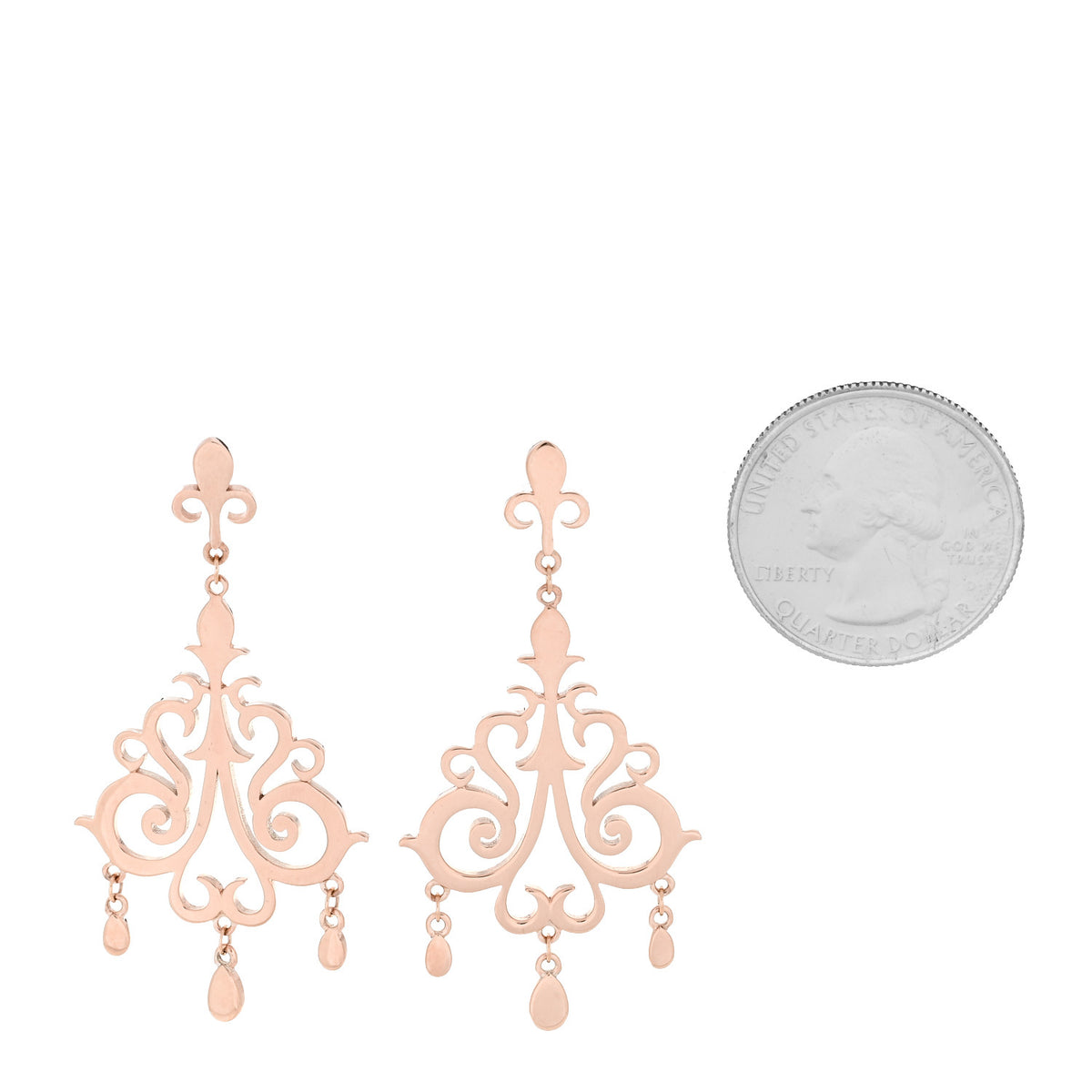 Tiffany Rubedo Metal Enchant Chandelier Earrings 2 of 4