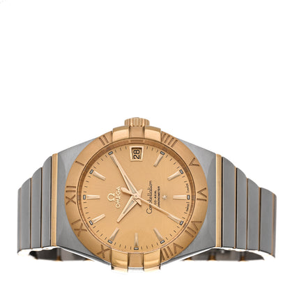 Omega Stainless Steel 18K Yellow Gold 38mm Constellation Co-Axial Chronometer Automatic Watch 123.20.38.21.08.001 2 of 4