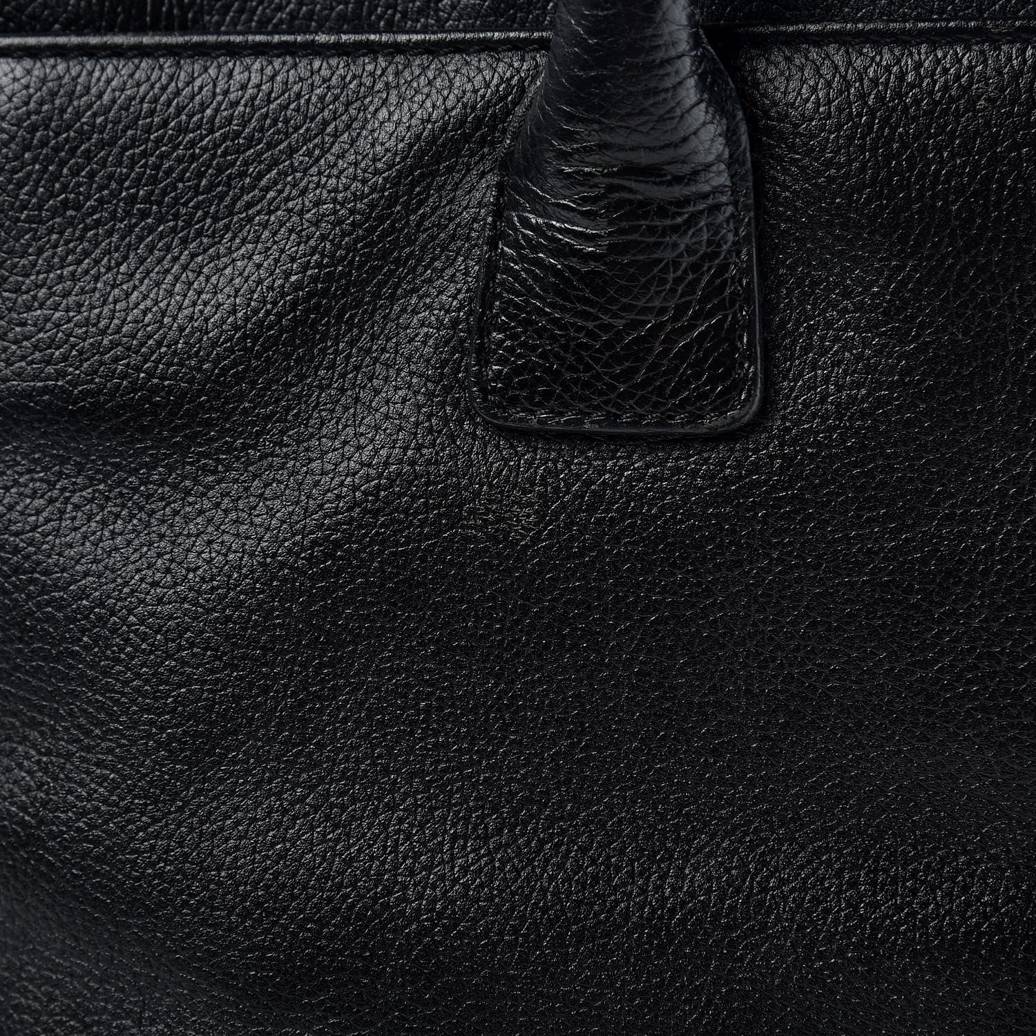 Chanel Calfskin Cerf Executive Shopper Tote Black 12 of 17